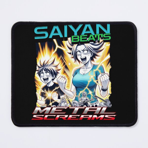 Item preview, Saiyan Beats, Metal Screams designed and sold by Animetal-Shop.