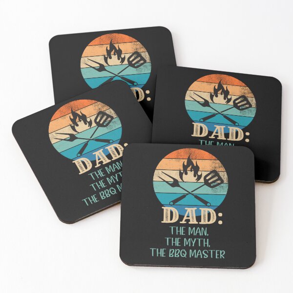 Item preview, Dad: the man, the myth, the BBQ master - funny Father's Day gift designed and sold by Dominika Bednarska.