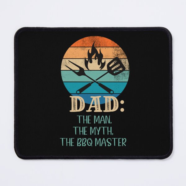 Item preview, Dad: the man, the myth, the BBQ master - funny Father's Day gift designed and sold by Dominika Bednarska.