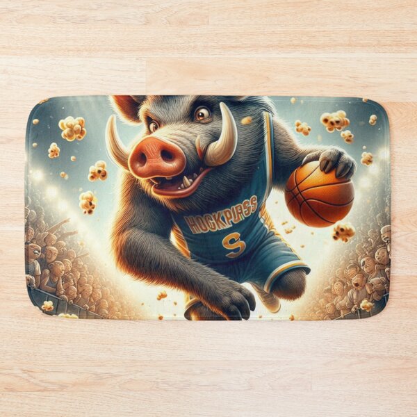 Item preview, Boar basketball player. designed and sold by MyHappyArtShop.