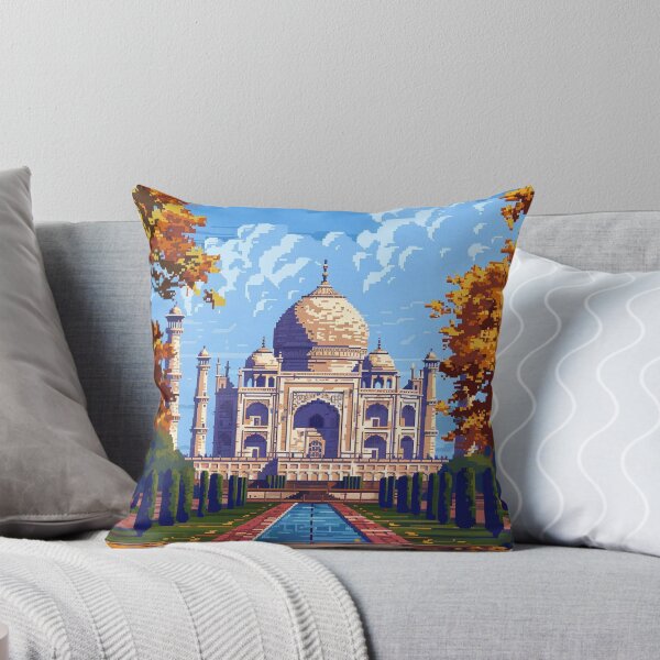 Item preview, Taj Mahal in Autumn Pixel Art  designed and sold by SaintCurio.