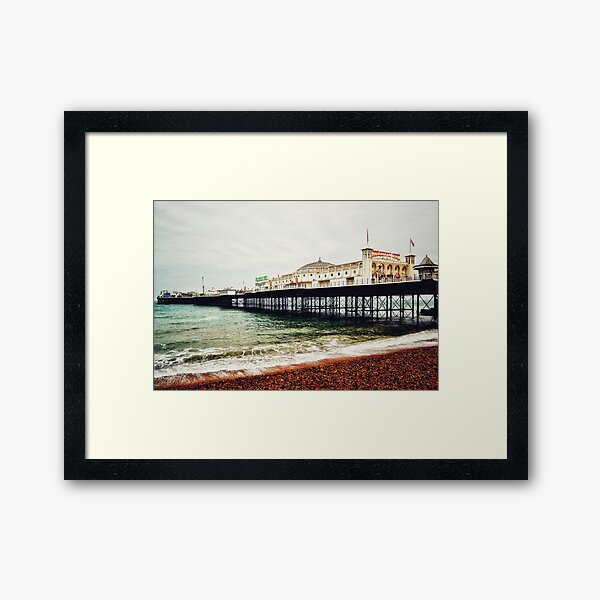 Brighton Palace Pier in Early Spring Framed Art Print