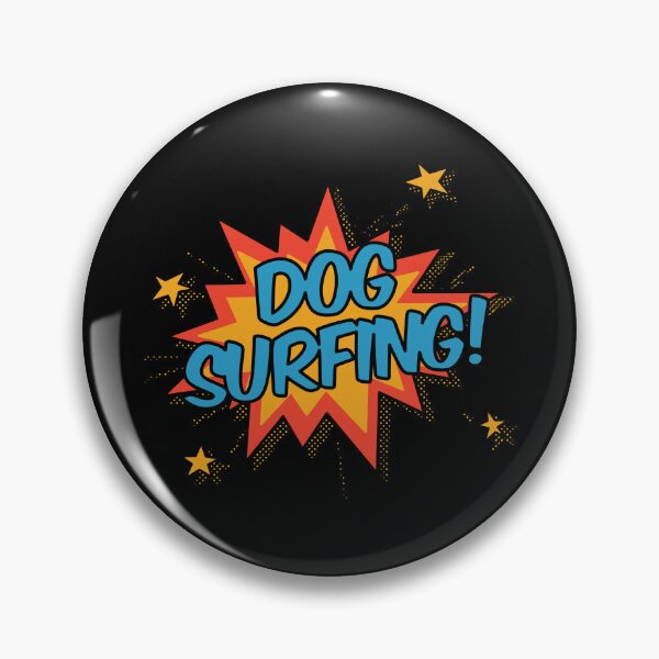 Item preview, Dog Surfing! designed and sold by orlumbuspirate.