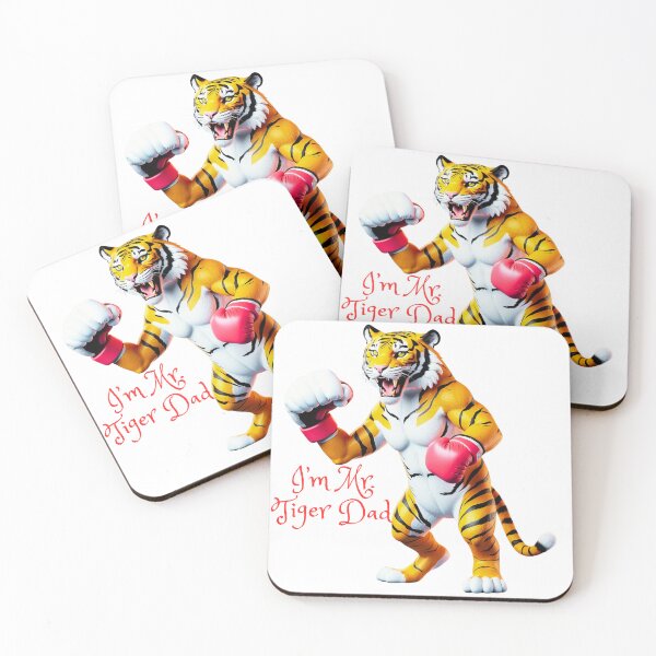 Item preview, I'm Mr. Tiger Dad boxing, gift for father's day, dad's birthday designed and sold by RoseAIArtRhythm.