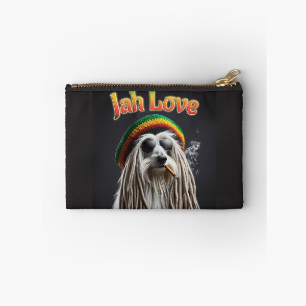 Item preview, Rastafarian Love and Faith Dreadlocks Dog - Funny Humor Image designed and sold by HeavyHits.