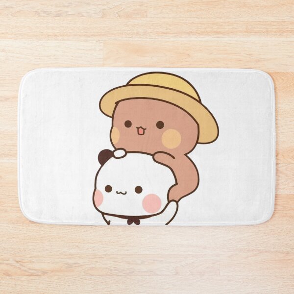 Aperçu de l'œuvre Bubu Dudu Panda Bear Mochi Pêche au lait 2024 créée et vendue par BlueSkylineArts.