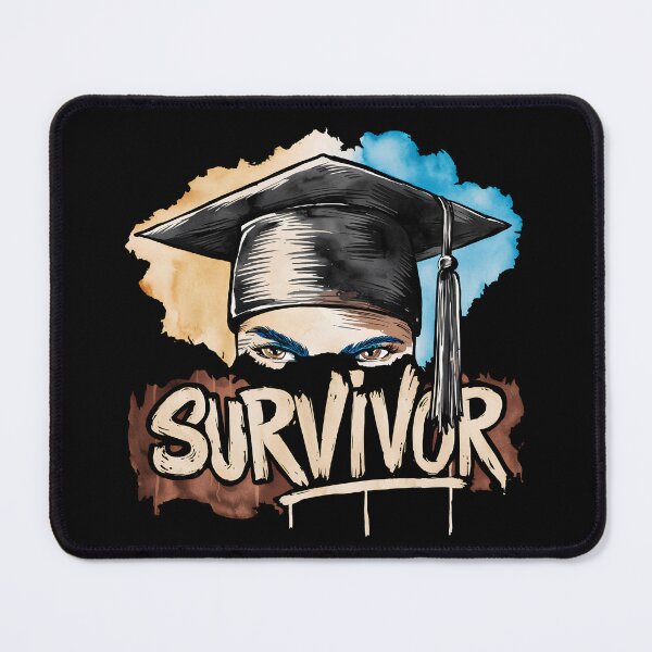 Item preview, GRADUATION SURVIVOR - UNIVERSITY COLLEGE GRADUATING - GRAFFITI STYLE designed and sold by justyna-s28.