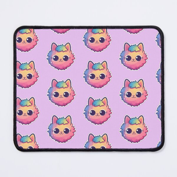 Item preview, Rainbow Cat of Fluffiness Sticker designed and sold by No-No-Name.