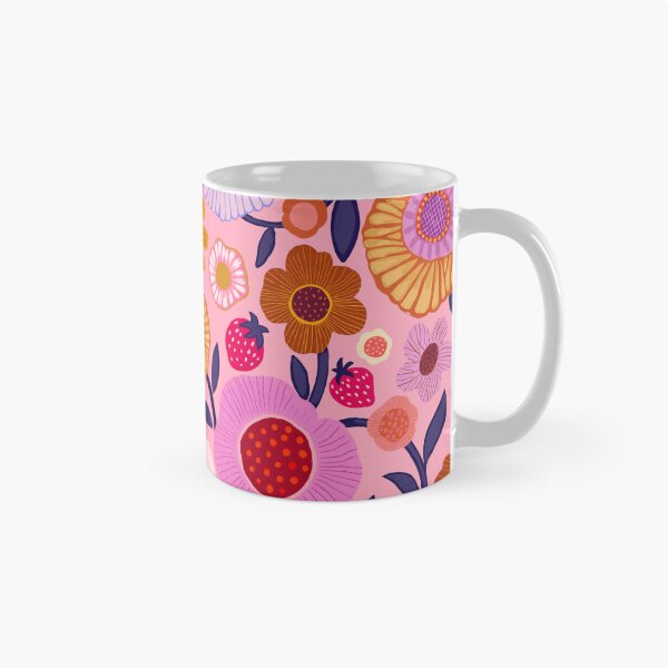 Item preview, Pink Strawberry Floral designed and sold by Janet Broxon.