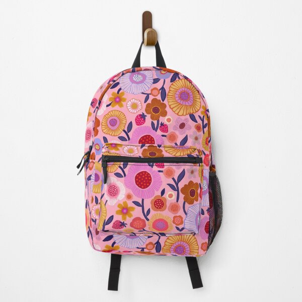 Item preview, Pink Strawberry Floral designed and sold by Janet Broxon.