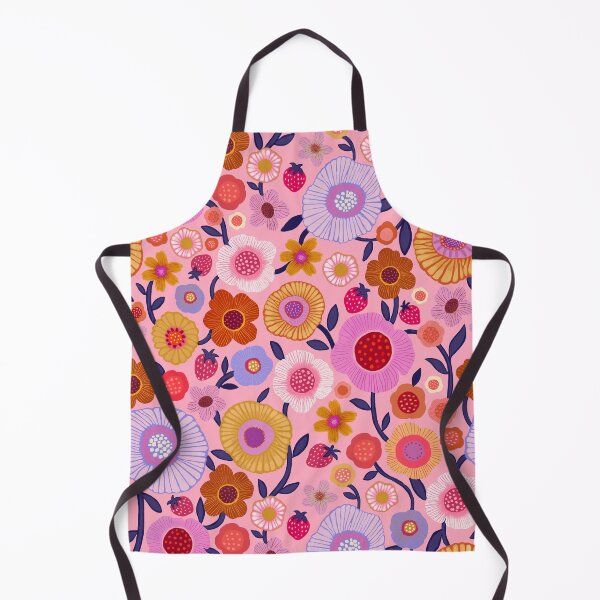 Item preview, Pink Strawberry Floral designed and sold by Janet Broxon.