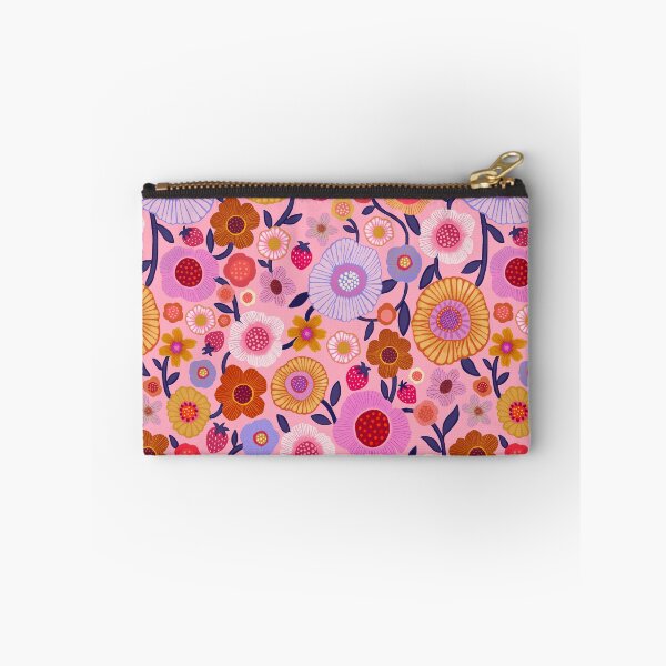 Item preview, Pink Strawberry Floral designed and sold by Janet Broxon.