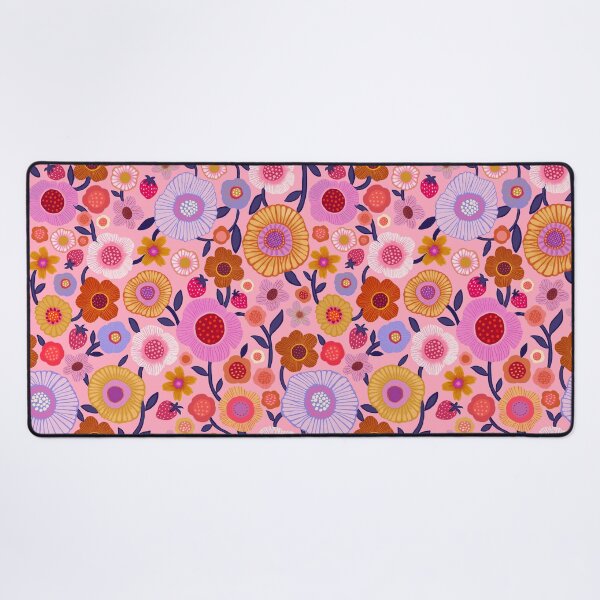 Item preview, Pink Strawberry Floral designed and sold by Janet Broxon.