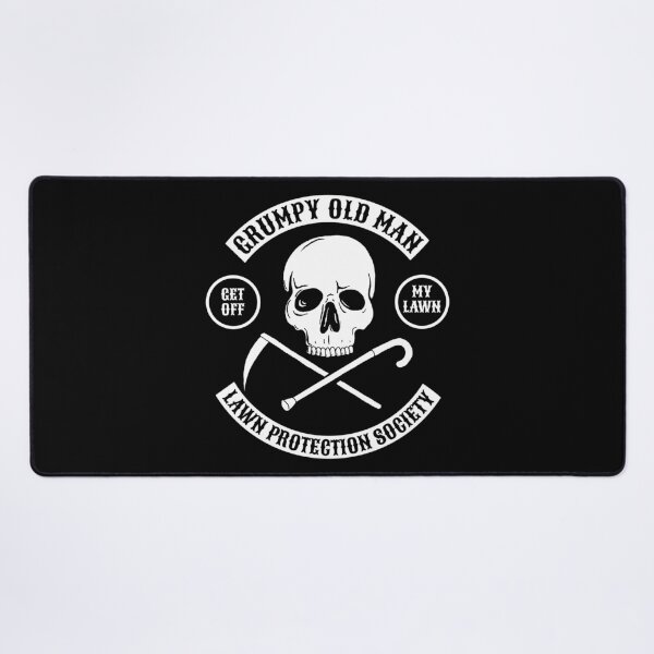 Item preview, Grumpy Old Man Lawn Protection Society - Get Off My Lawn! designed and sold by vonplatypus.