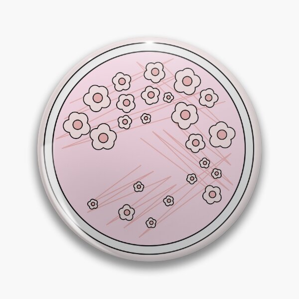Item preview, Flower agar plate (Pink) designed and sold by MicroMarket.