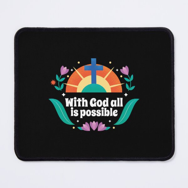 Item preview, With God All is Possible designed and sold by FAITHandPEACE.