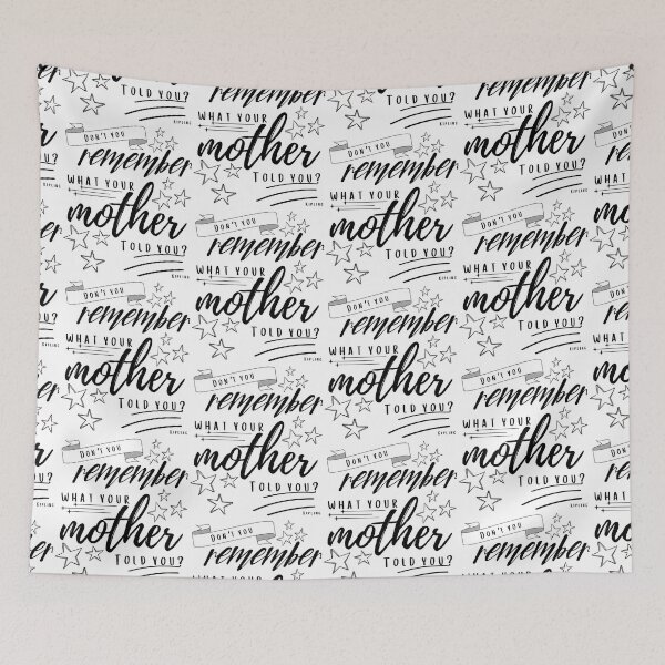 Item preview, Kipling What Your Mother Taught You Book Quote  designed and sold by TheWriteHand.