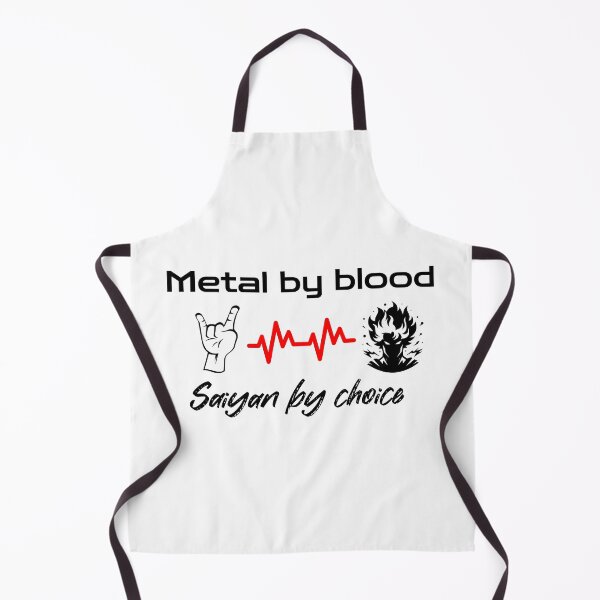 Item preview, Metal by blood, Saiyan by choise, white version designed and sold by Animetal-Shop.