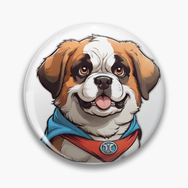 Item preview, Adorable St Bernard Hero designed and sold by NeatThingLover.