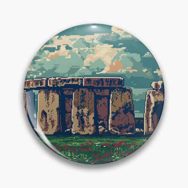 Item preview, Stonehenge Pixel Art  designed and sold by SaintCurio.