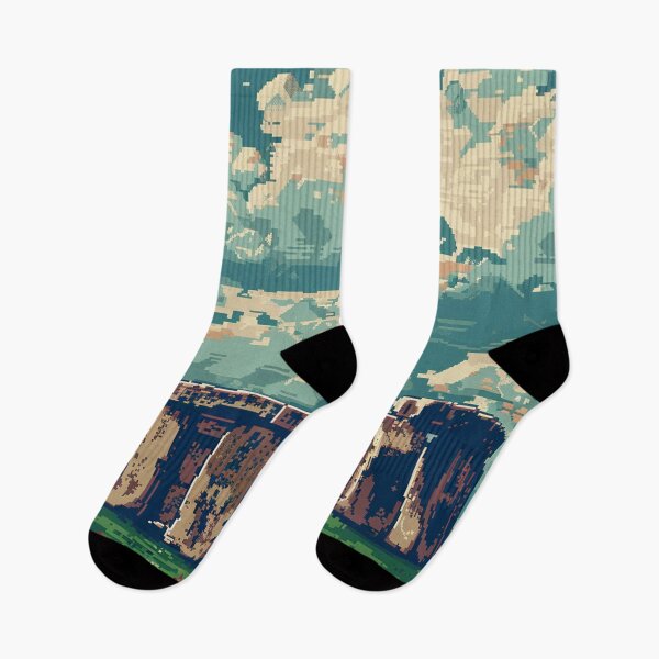 Item preview, Arte del pixel de Stonehenge designed and sold by SaintCurio.
