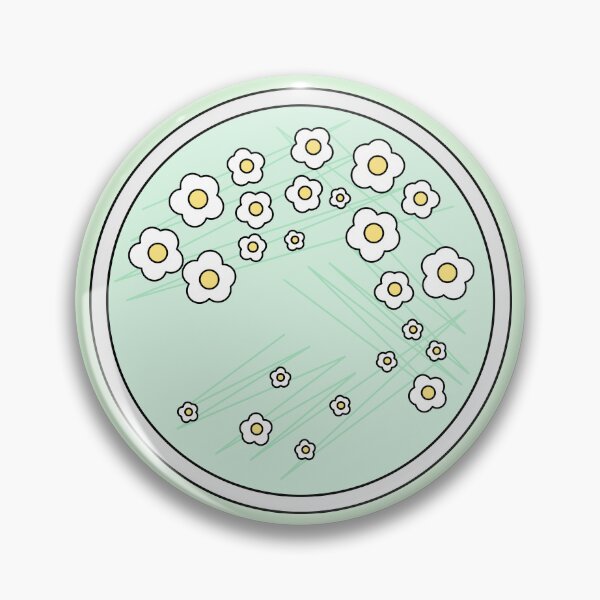 Item preview, Flower agar plate (Green) designed and sold by MicroMarket.