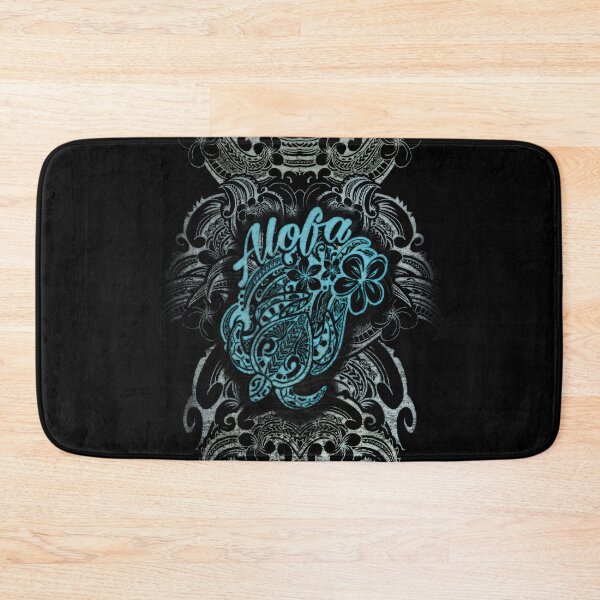 Item preview, Alofa (Aloha)Turtle Halftoned Grunged For Black Shirt Design designed and sold by sunnthreads.
