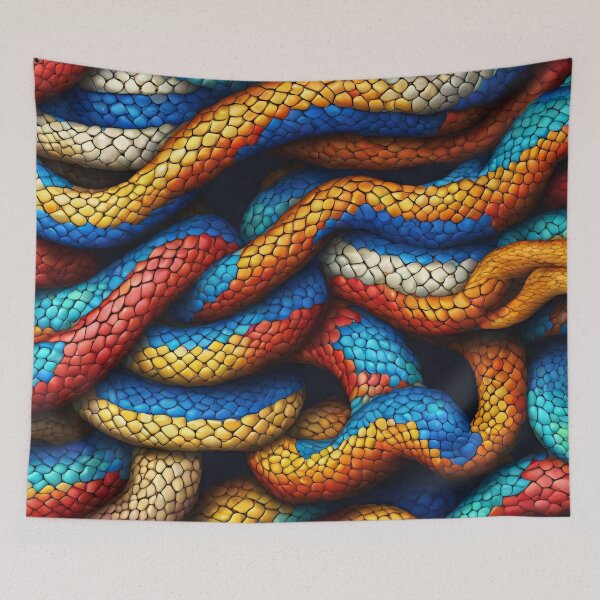 Item preview, TRYKID's Serpent Spectrum: A Burst of Color for Snake Admirers and Wildlife Enthusiasts designed and sold by TRYKID.