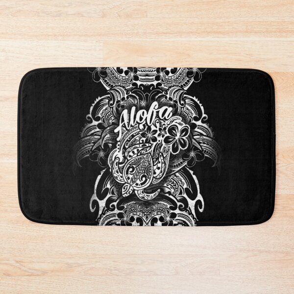 Item preview, Alofa (Aloha)Turtle Halftoned Grunged White Design002 designed and sold by sunnthreads.