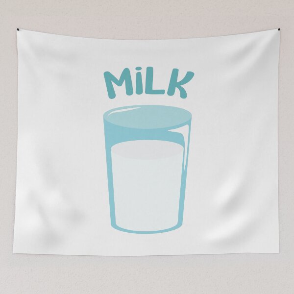 Item preview, Milk and Cookie - Cute Glass of Milk designed and sold by PolyPixel.