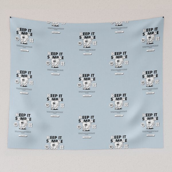 Item preview, Keep it Simple | Pastel Blue Background designed and sold by RM-Journey.