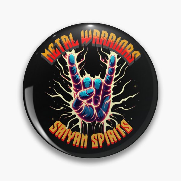 Item preview, Metal Warriors, Saiyan Spirits designed and sold by Animetal-Shop.