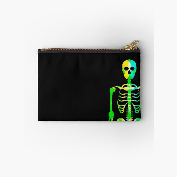 Item preview, Dance With Death Preppy Skeleton Dancing Horror Skeleton Neon Glow Skulls And Bones designed and sold by Cr320.
