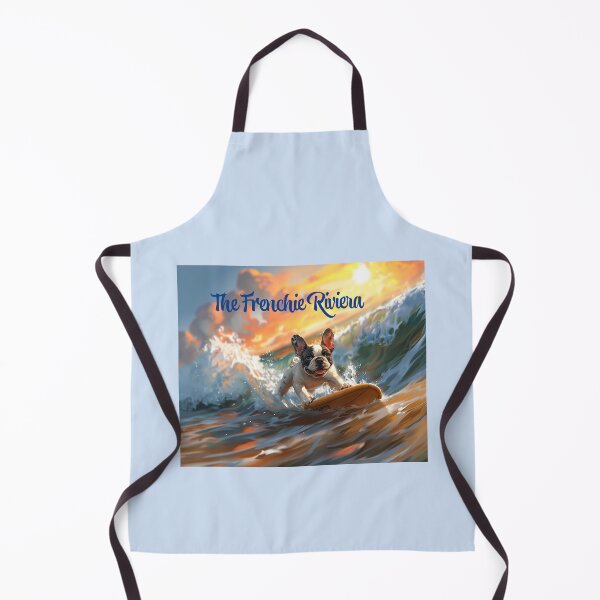 Item preview, It's the Frenchie Riviera! (Black Pied) designed and sold by Cleverist1.