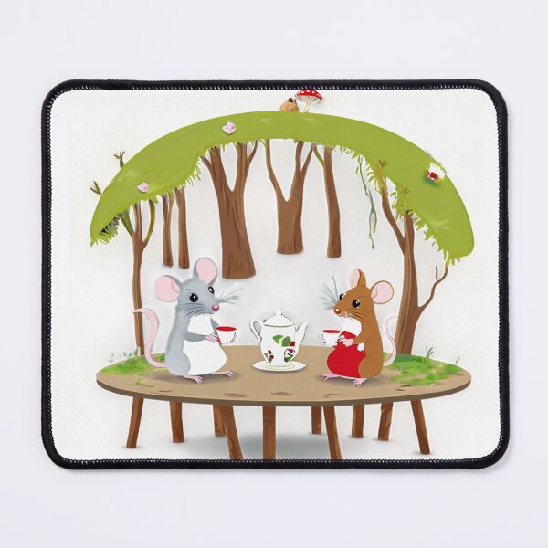 Item preview, Little Forest Residents Mice Drink Tea designed and sold by omerfdln34.
