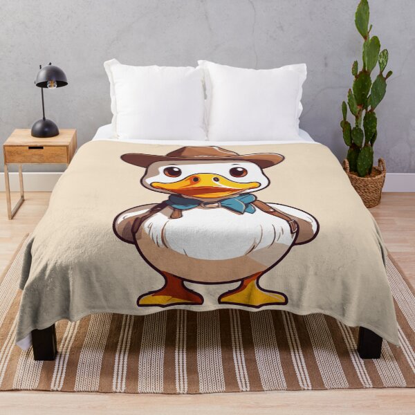 Item preview, Cute duck Cowboy Cartoon designed and sold by Atlantico54.
