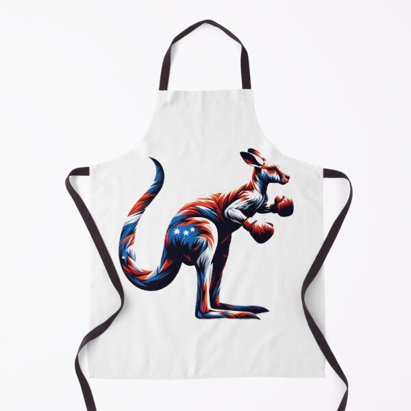 Item preview, Australia boxing kangaroo colorful abstract designed and sold by Martial-Art-23.