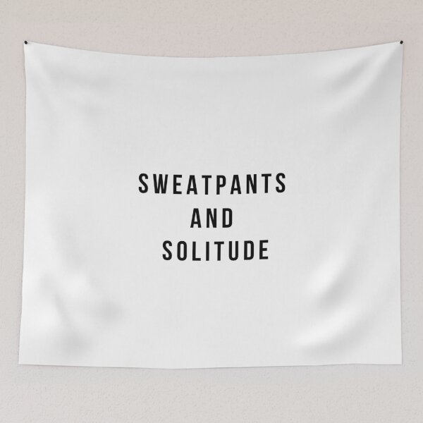 Item preview, Sweatpants And Solitude designed and sold by Purple Fabric.