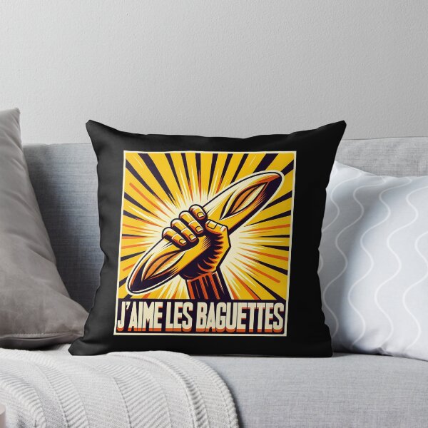 Aperçu de l'œuvre J'AIME LES BAGUETTES créée et vendue par Decamegashop.