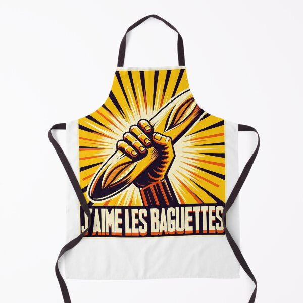 Item preview, French I LOVE BAGUETTES designed and sold by Decamegashop.