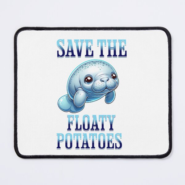 Item preview, Save The Floaty Potatoes Manatee designed and sold by MyHeartByHands.