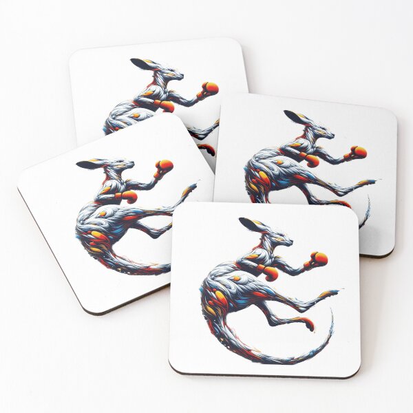 Item preview, Expressive Color Palette: Boxing Kangaroo Abstraction designed and sold by Martial-Art-23.