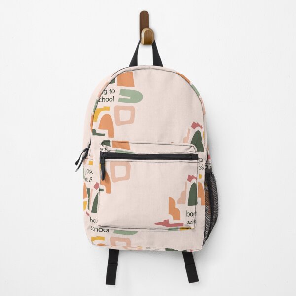 Item preview, Bag to school | Pastel Pink Background designed and sold by RM-Journey.