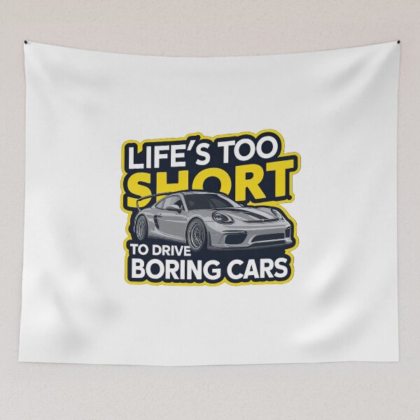Item preview, Porsche 911, Life's Too Short to Drive Boring Cars designed and sold by OwnByCats.