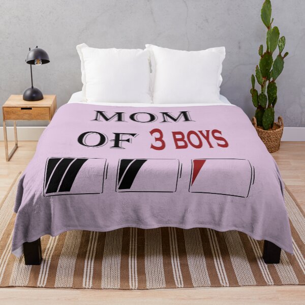 Item preview, tired Mom of 3 boys Funny Gift from Son Mothers Day birthday designed and sold by FatehDesign.