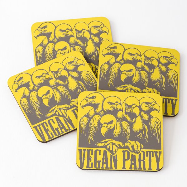 Item preview, Depressed vultures at a vegan party  designed and sold by KoandZo.