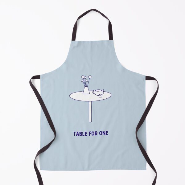 Item preview, Table for one | Pastel Blue Background designed and sold by RM-Journey.