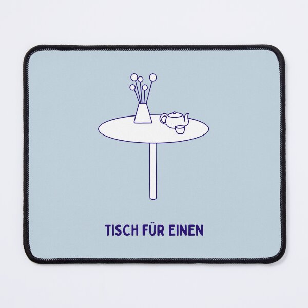 Item preview, Tisch für eine Person | Pastel Blue Background designed and sold by RM-Journey.