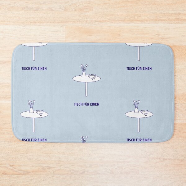 Item preview, Tisch für eine Person | Pastel Blue Background designed and sold by RM-Journey.