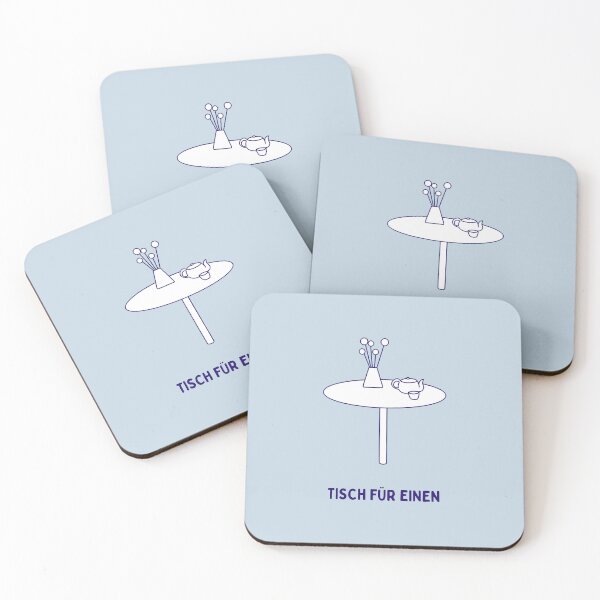 Item preview, Tisch für eine Person | Pastel Blue Background designed and sold by RM-Journey.